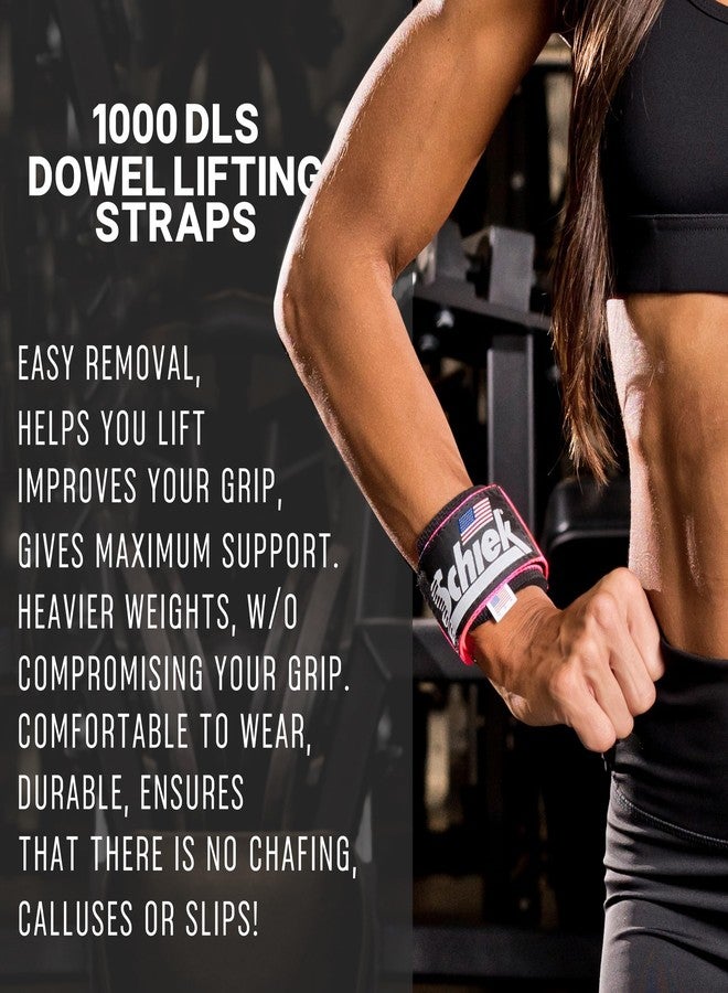 Schiek Sports Model 1000-DLS Deluxe Dowel Straps For Weight Lifting - Image 5