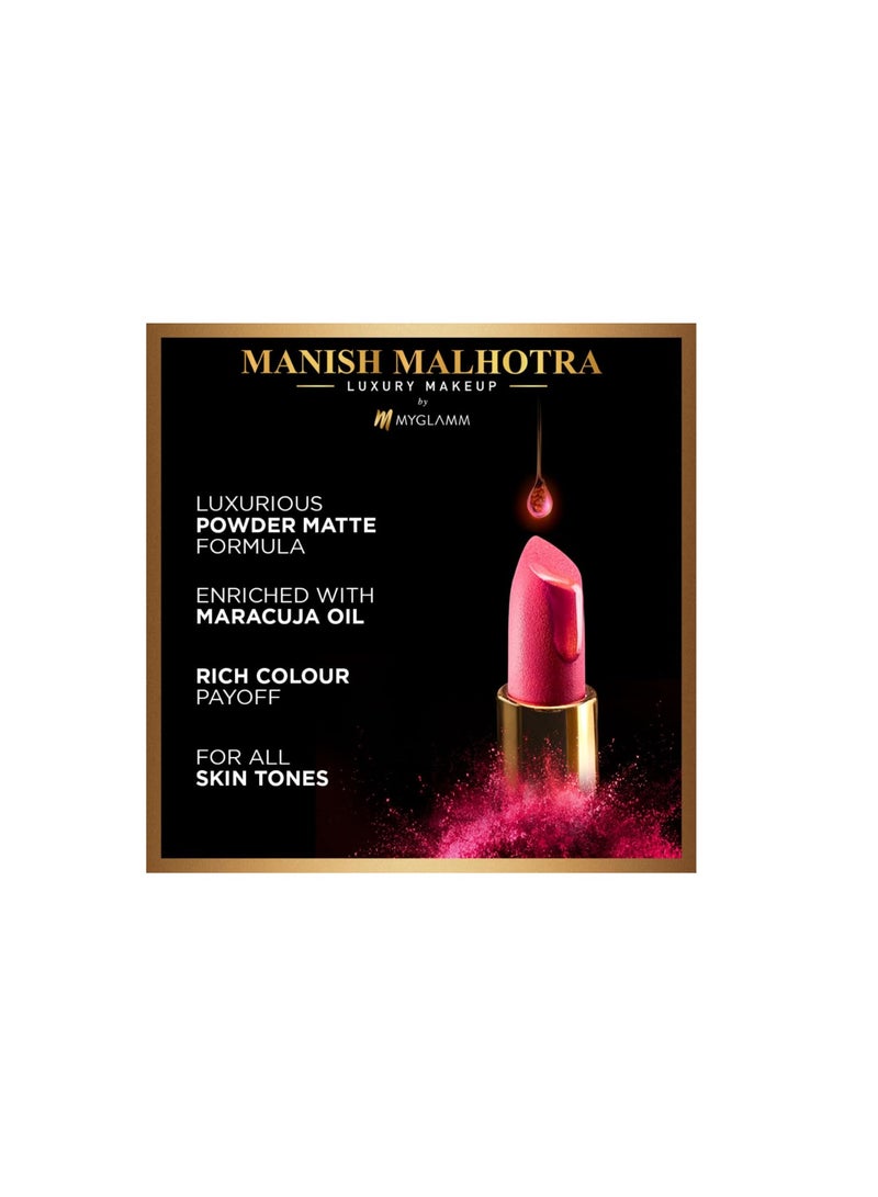 MyGlamm Powder Matte Lipstick. Shade is long wearing and prevents sun damage Autumn Allure - Image 3