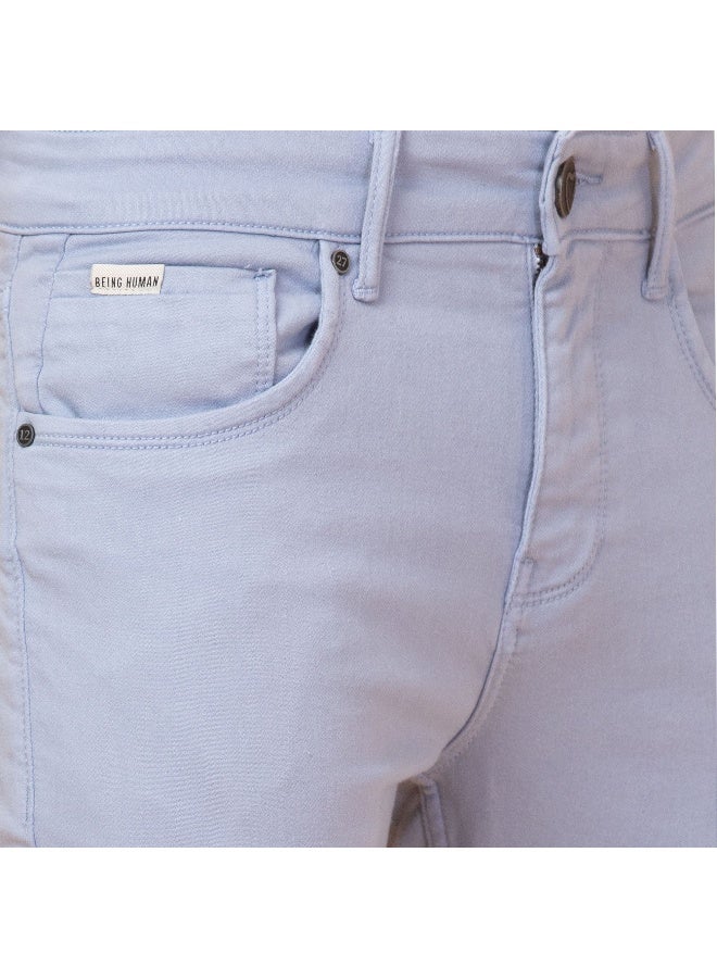 Being Human جينز قصير مناسب للرجال باللون الأزرق - Image 5
