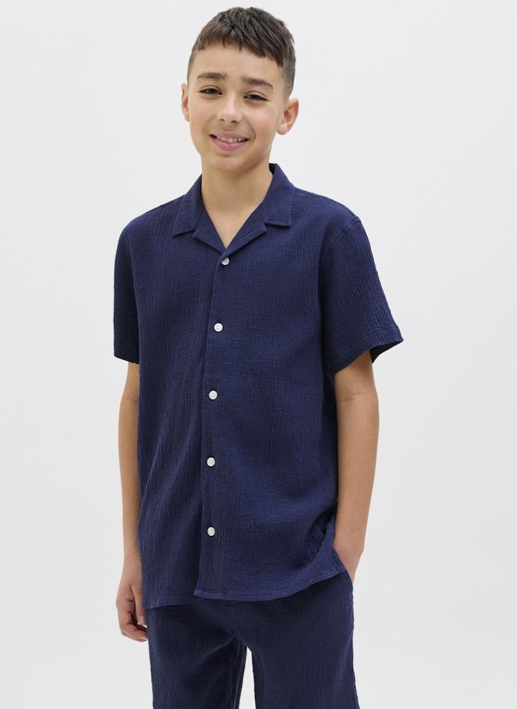 Jack & Jones Junior - Kids Crinkle Shirt - Image 1