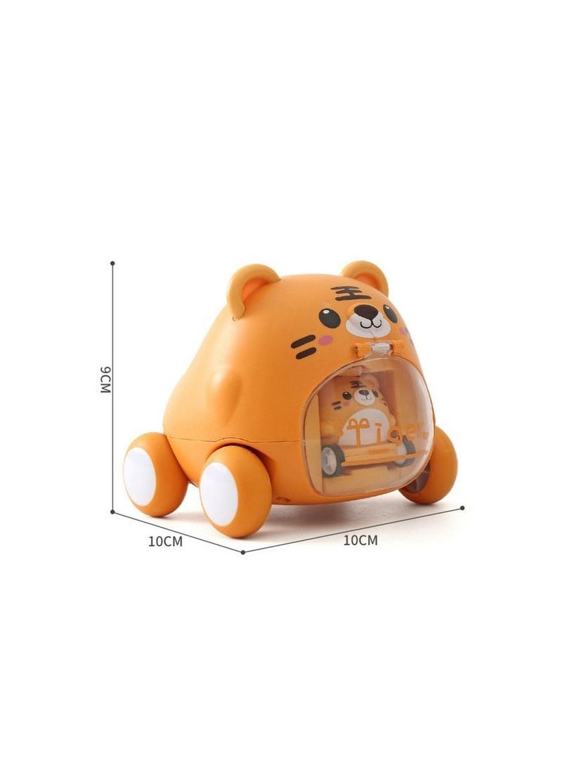 WAOKN Push and Go Mini Animal Cartoon Car Toy Baby Car Toys Push and Go Mini Animals Cartoon Cars Toy, Educational Preschool Learning Color Vehicle Playset for baby  - Image 2