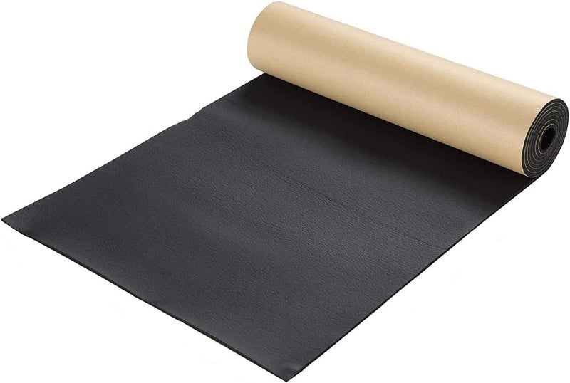 Black Self-Adhesive Genuine Leather Repair Patch 30 x 60cm Durable Leather Sheet for Sofa, Couch, Furniture, Car Seats, and Jackets Waterproof DIY Upholstery Repair Tape (Black)  - Image 1