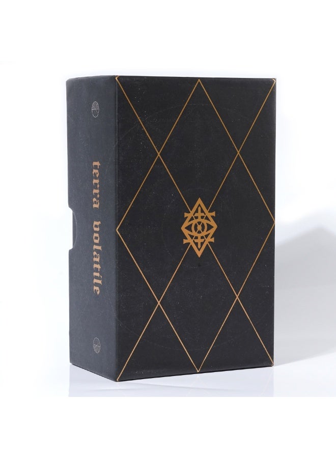 NIBEMINENT High-quality silver-stamped gift box with laser-stamped gold Tarot cards - Image 2
