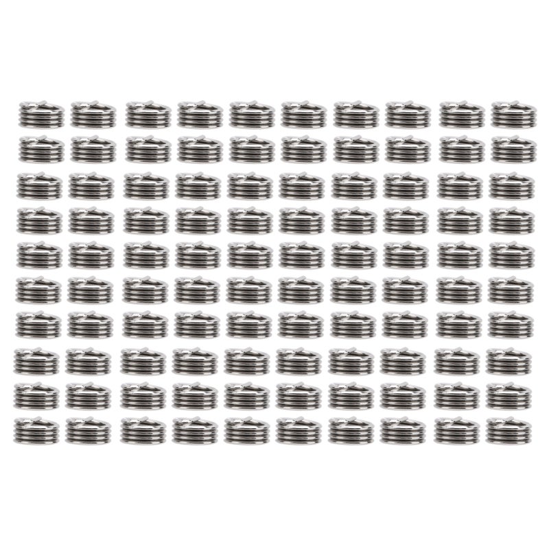 Wire Thread Inserts 304 Stainless Steel High-Strength Threaded Sleeves - Wear-Resistant Thread Repair Tool for Metal Plastic Alloy Thread Hole Repair & Metric Inch Conversion - Image 5