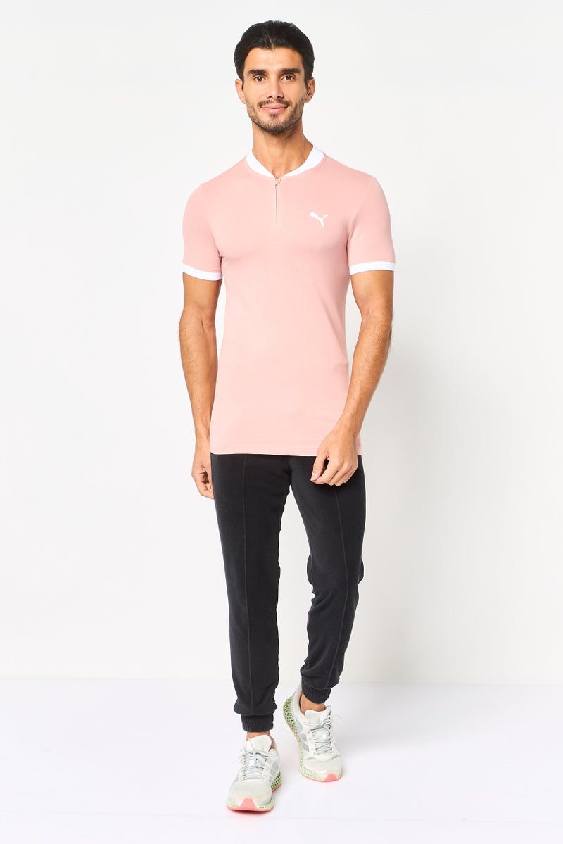 PUMA Men Slim Fit Short Sleeve Outdoor T-Shirt, Pink - Image 3