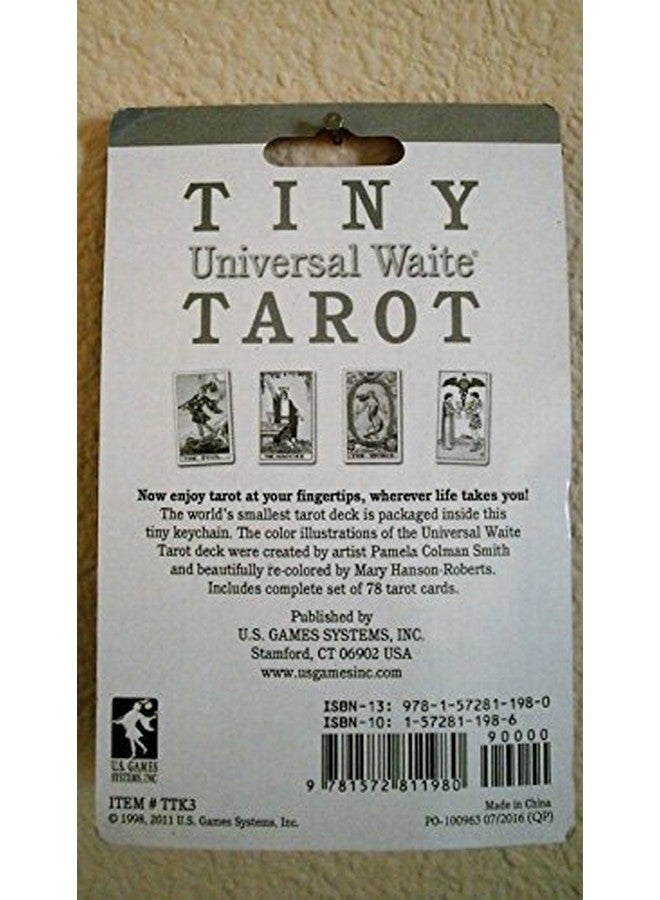 US Games Tiny Tarot Cards Keychain - Image 2
