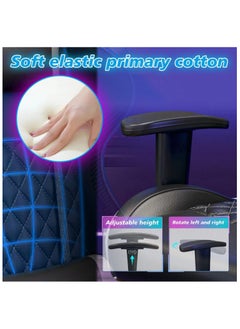 Chulovs Gaming Chair, Ergonomic Computer Gaming Chair with Footrest, Massage Lumbar Video Game Chairs, Adult Office Gamer Chair with Adjustable Seat Height and Backrest  - Image 4