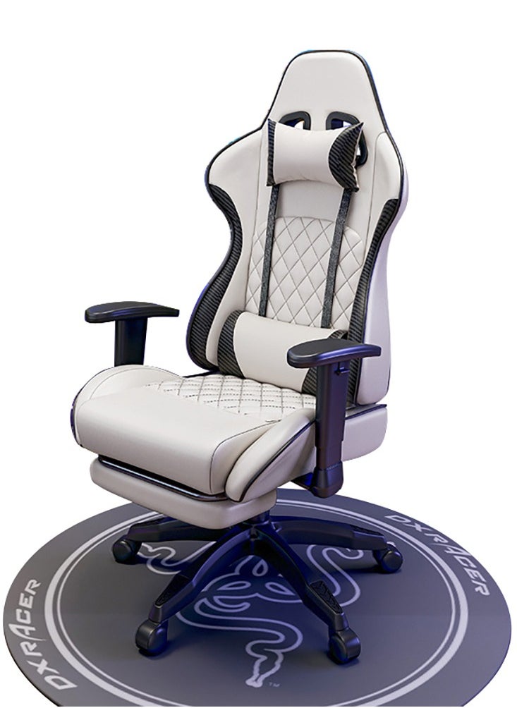 Chulovs Gaming Chair, Ergonomic Computer Gaming Chair with Footrest, Massage Lumbar Video Game Chairs, Adult Office Gamer Chair with Adjustable Seat Height and Backrest  - Image 1