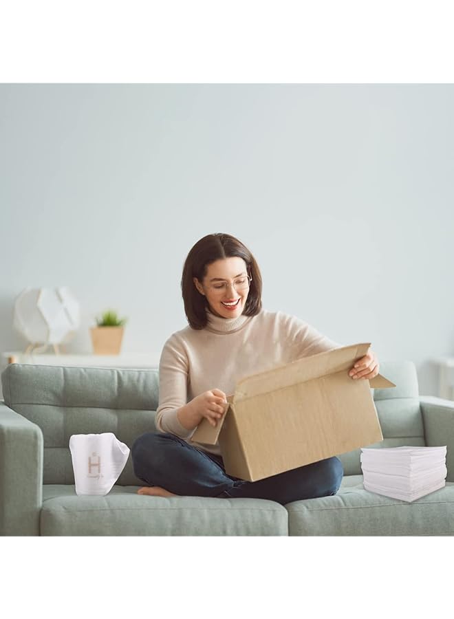 إيروريكس أكياس إسفنجية مبطنة للتعبئة 100 قطعة أكياس إسفنجية مضادة للكهرباء الساكنة للتعبئة لوازم التبطين لتعبئة صندوق الشحن وحماية الأطباق والأكواب الخزفية والأطباق الهشة - Image 4