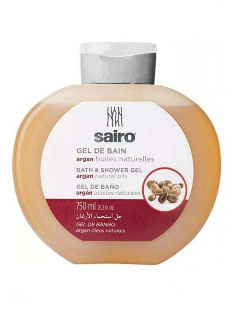 Sairo Bath Shower Gel Argan Natural Oils 750 ml