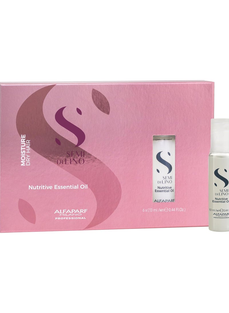 Alfaparf Milano SEMI DILINO MOISTURE DRY HAIR NUTRITIVE ESSENTIAL OIL 6X13ML