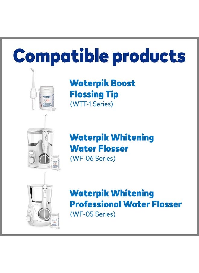 Waterpik - Waterpik Fresh Mint Whitening Refill Tablets (30 Count) For Use With Waterpik Boost Tip Or Waterpik Whitening Water Flosser Packaging May Vary Wt30 - Image 1