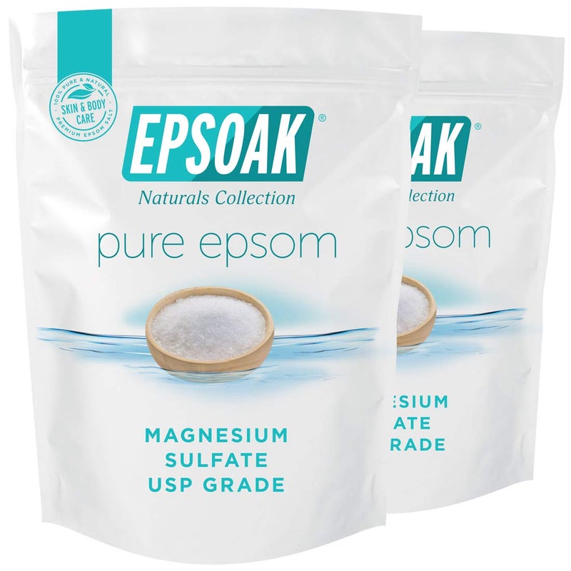 Epsoak Epsom Salt 4 lbs. USP Magnesium Sulfate (Qty. 2 x 2 lb. Bags) - Image 1