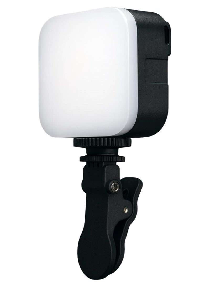 إضاءة فيديو LED M-88 احترافية قابلة لإعادة الشحن بمنفذ Type-C لتصوير الفيديو والبث المباشر مع مشبك تثبيت