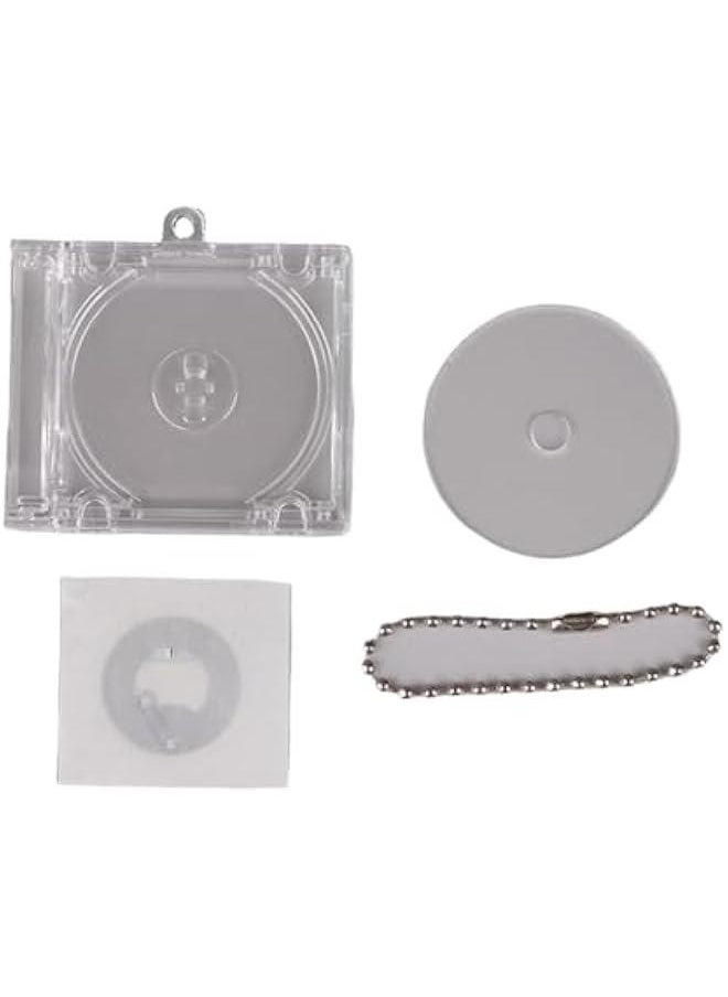 Generic - Mini NFC Functional CD Disc Case Key Chain Peripheral Commemorative Album Key Holder for DIY Backpack Pendant ﻿ - Image 1