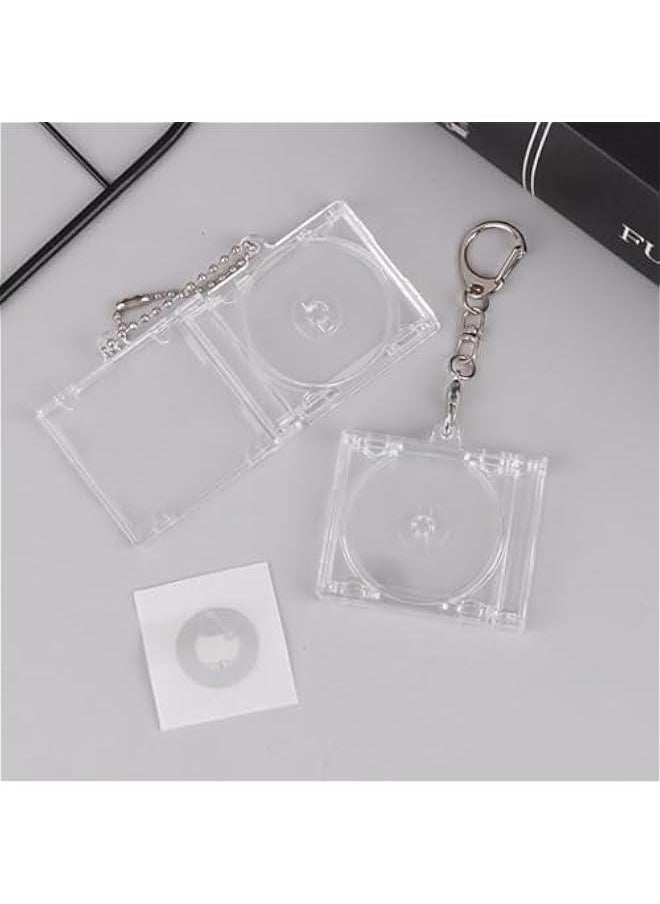 Generic - Mini NFC Functional CD Disc Case Key Chain Peripheral Commemorative Album Key Holder for DIY Backpack Pendant ﻿ - Image 1