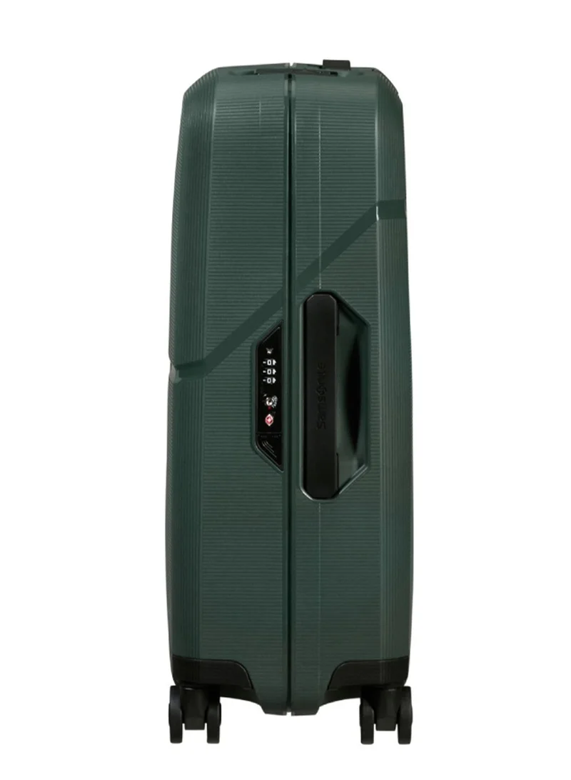 Samsonite 55 Belgium Magnum Eco Spinner 55 cm - Forest Green - 5 Years Global Warranty  | Best Price UAE