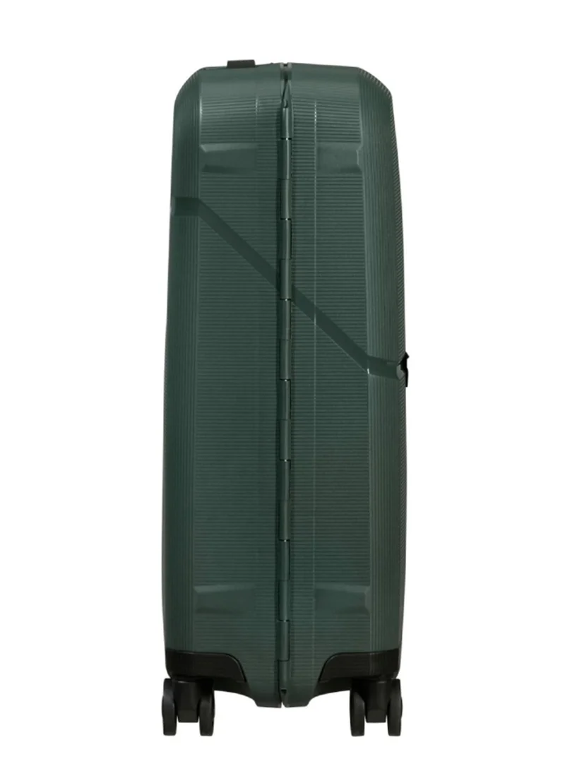 Samsonite 55 Belgium Magnum Eco Spinner 55 cm - Forest Green - 5 Years Global Warranty  | Best Price UAE
