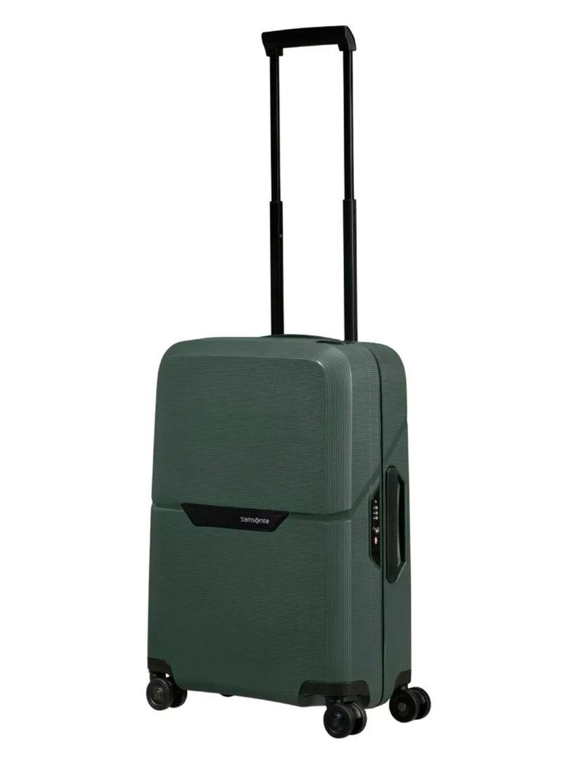 Samsonite 55 Belgium Magnum Eco Spinner 55 cm - Forest Green - 5 Years Global Warranty  | Best Price UAE