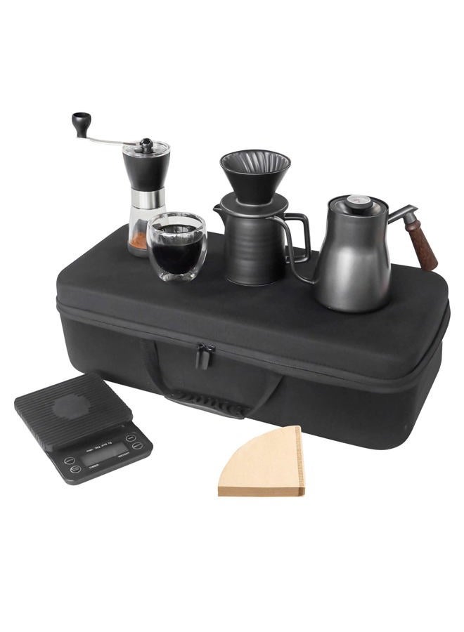 SOTECH All in 1 Coffee Set Great Replacement for Coffee Machines,Perfect for Travel Home Office (Coffee Set-Black Bag) - Image 1