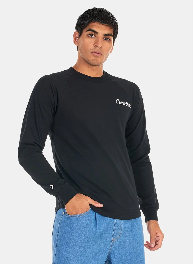 CONVERSE Men's Chain Stitch Reglan T-Shirt