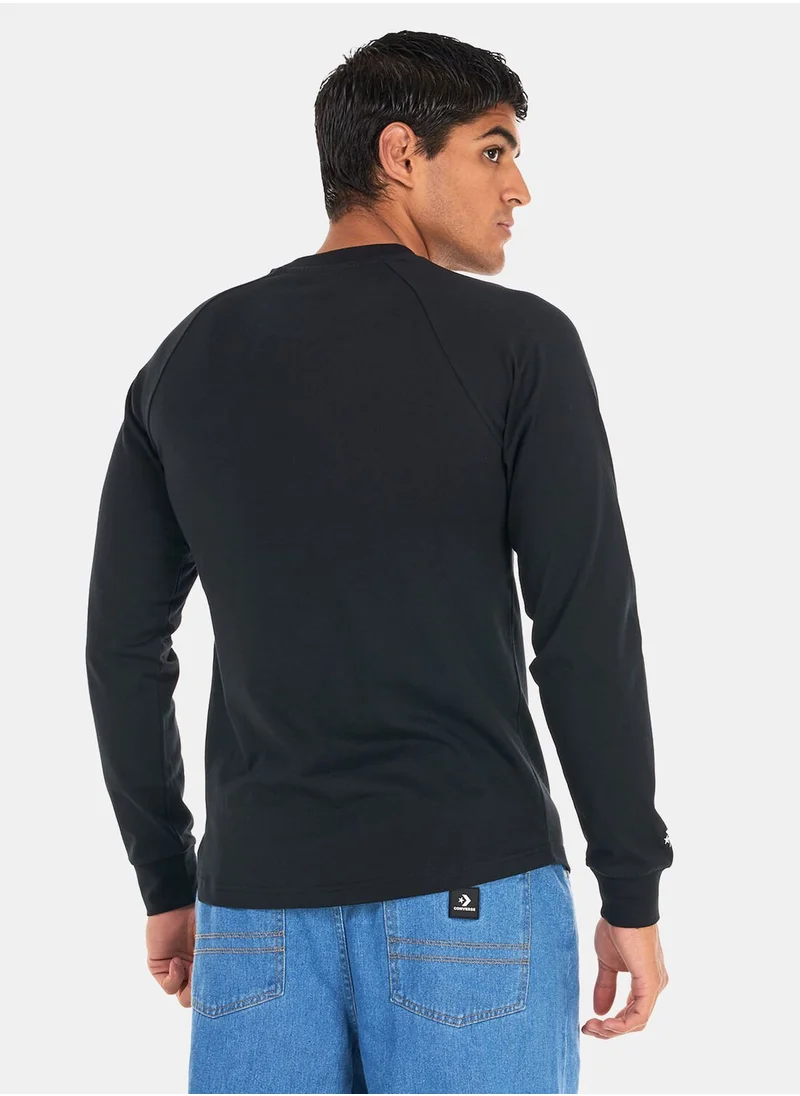 CONVERSE Men's Chain Stitch Reglan T-Shirt