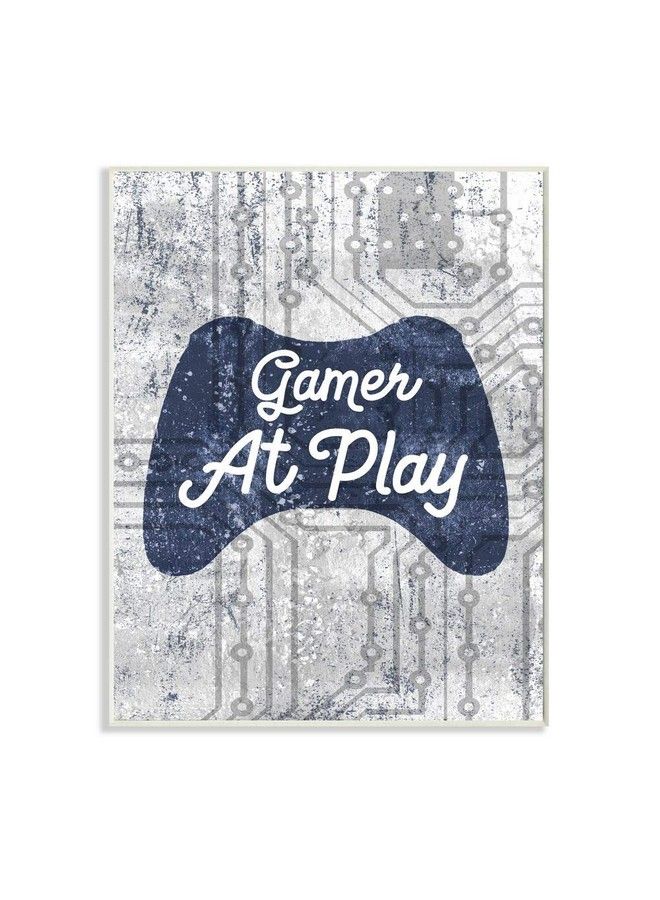 Stupell Industries Gamer At Play Quote Video Game Technology Boys Designed By Daphne Polselli Art 13 X 19 Wall Plaque  - Image 2