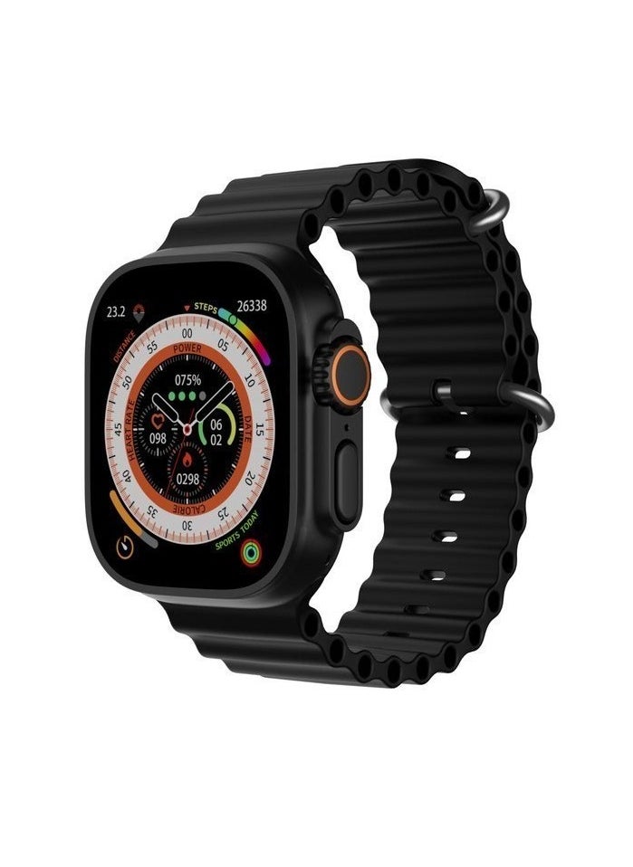Generic - Smart Watch T2000 ULTRA 2 Ecran 2.08" INFINITE DISPLAY- Black - Image 1