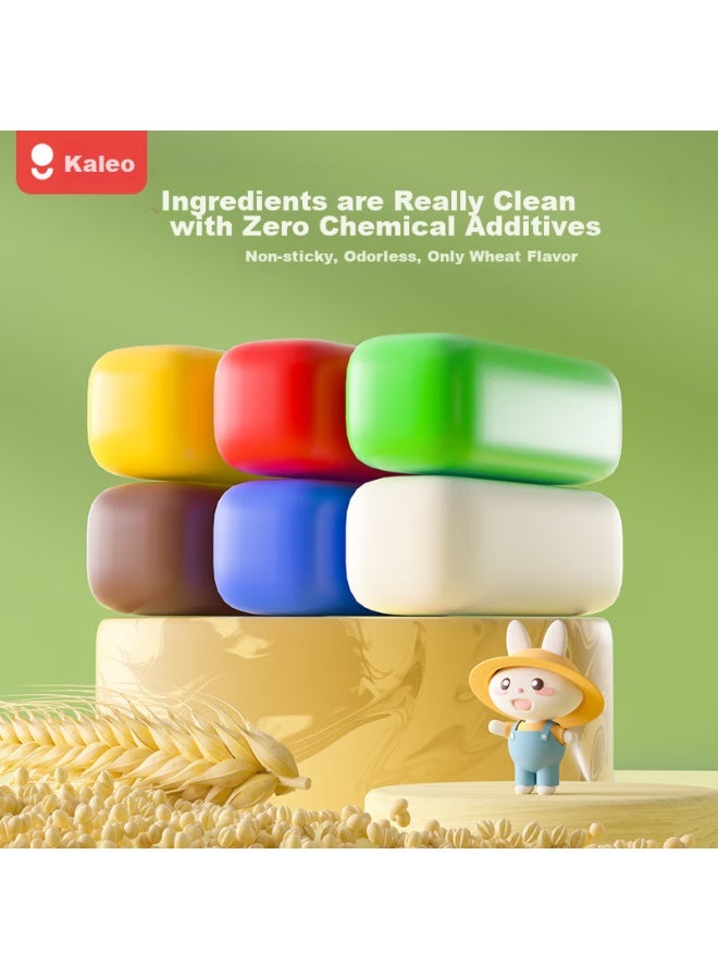 Coloyou 6-color Common Color Flour Clay Refill Pack, Non-toxic Playdough, Children's Non-extremely Light Clay, Children's Toy - Image 3