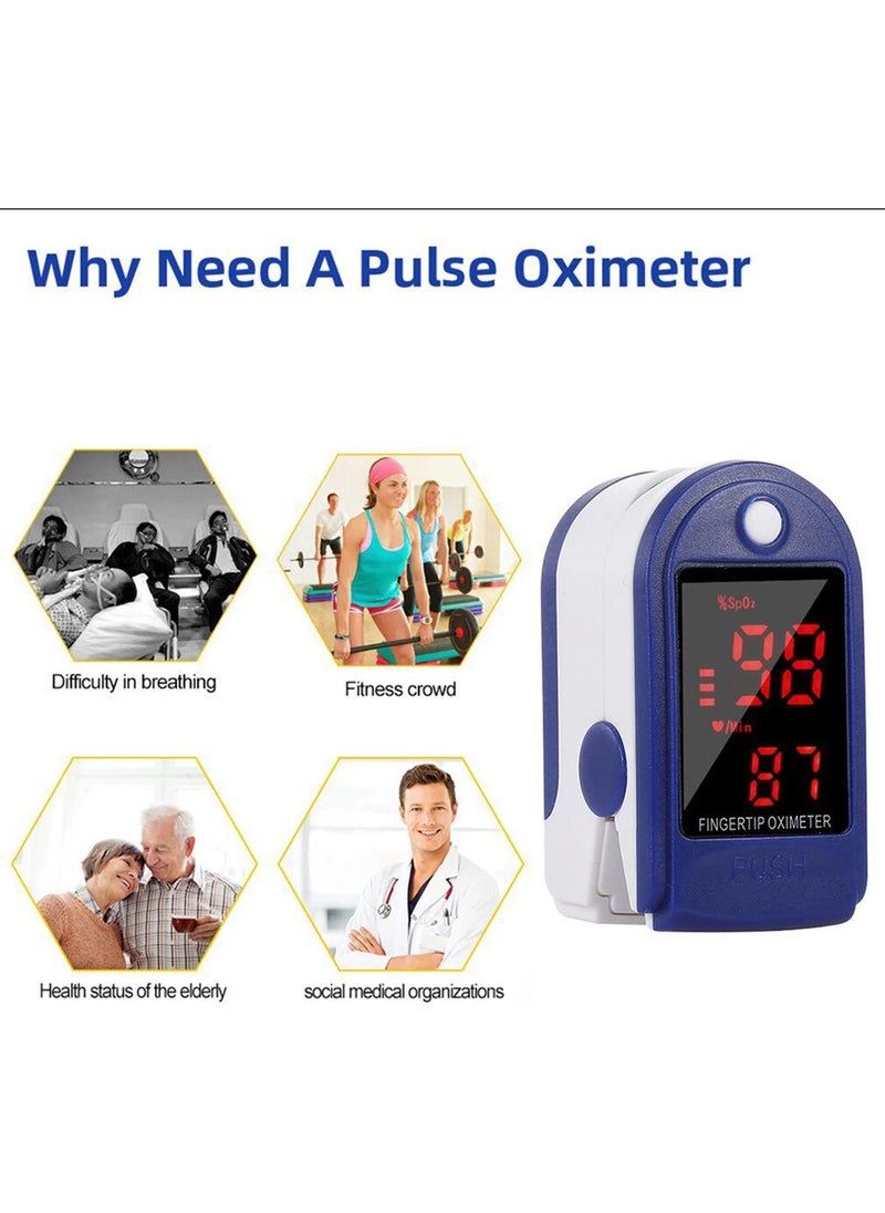 Pulse Finger Type Oximeter Blood Oxygen Meter Oximeter Oximeter  - Image 5