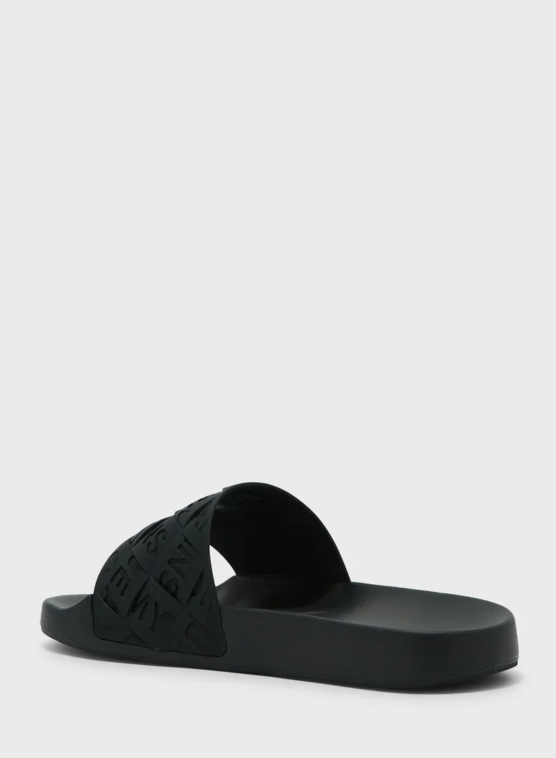 TOMMY JEANS Woven Pool Slides
