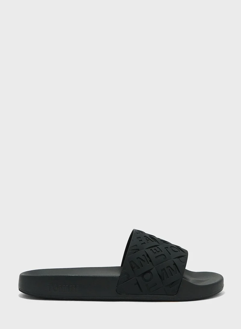 TOMMY JEANS Woven Pool Slides