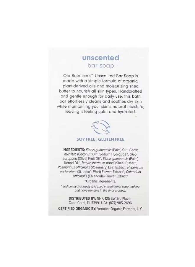 دكتور ميركولا Ola Botanicals Bar Soap Unscented 3 oz 85 g - Image 2