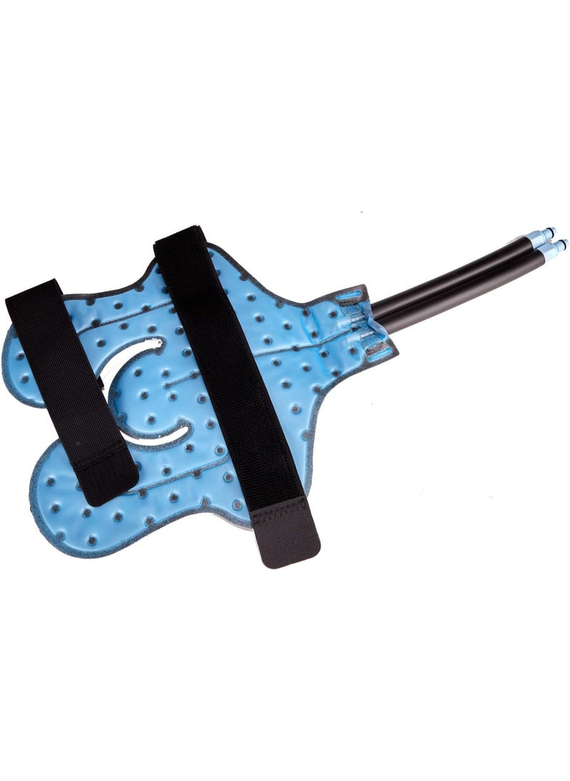 M PAIN MANAGEMENT TECHNOLOGIES Cold Water Therapy Versatile-Fit Pad for PMT Cryotherapy Unit - Post Surgery and Injury Recovery - Pad Only for Circulating Ice Machine for Knee, Shoulder Pain Relief - with custom couplings 