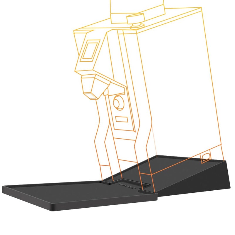 CAFEMASY حامل مائل مع صينية متوافق مع مطحنة يوركا مينيون قاعدة مائلة متينة وصينية تنقيط ملحقات أجزاء مطحنة الإسبريسو