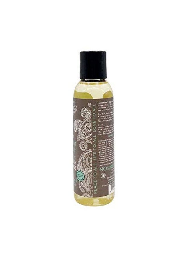 Soothing Touch Bath Organic Body & Massage Oil Peppermint Rosemary 4 Ounce  - Image 3