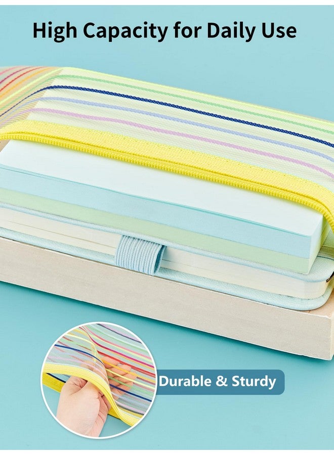 JARLINK 80 Pack Mesh Zipper Pouch Pouch Bulk In 10 Colors Multipurpose Storage Bags For Organizing Makeup Essentials Travel Accessories Office School And Teacher Supplies  - Image 5