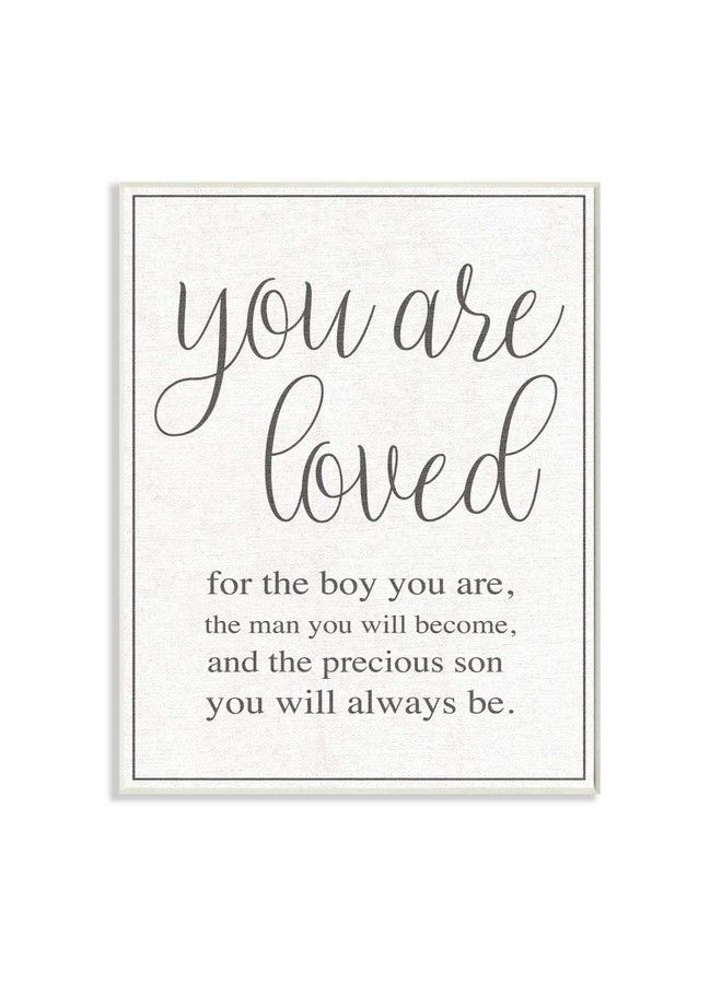 Stupell Industries You Are Loved Oversized Wall Plaque Art Proudly Made In Usa - Image 2