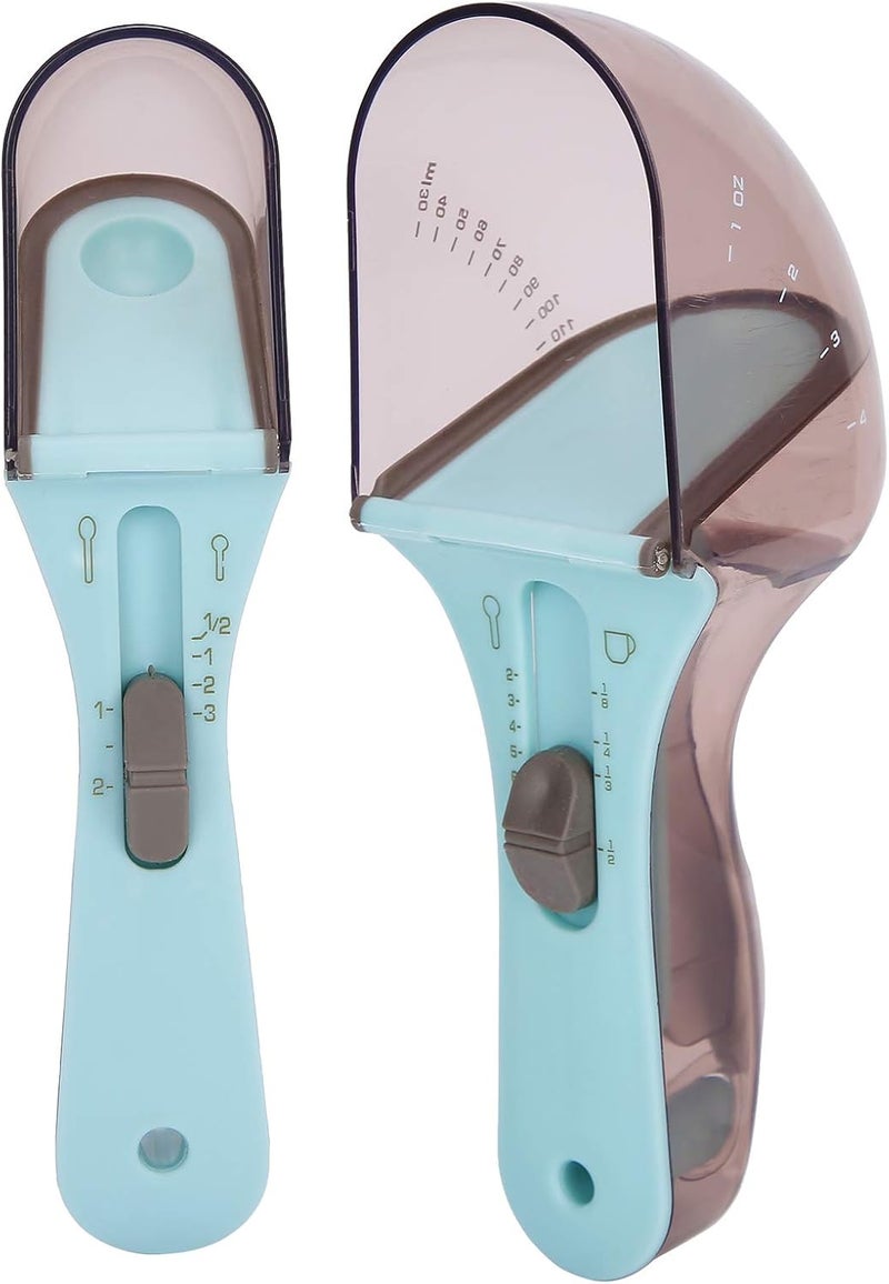 klarako Adjustable Measuring Spoon Multifunctional Cooking Metering Scklarako Precise Scale Baking Accessories Kitchen Tool Sets, Measurements for Solid/Powder/Liquid - Image 5