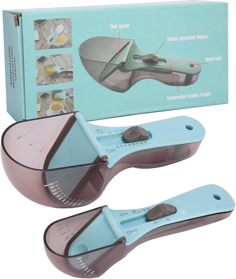 klarako Adjustable Measuring Spoon Multifunctional Cooking Metering Scklarako Precise Scale Baking Accessories Kitchen Tool Sets, Measurements for Solid/Powder/Liquid - Image 1