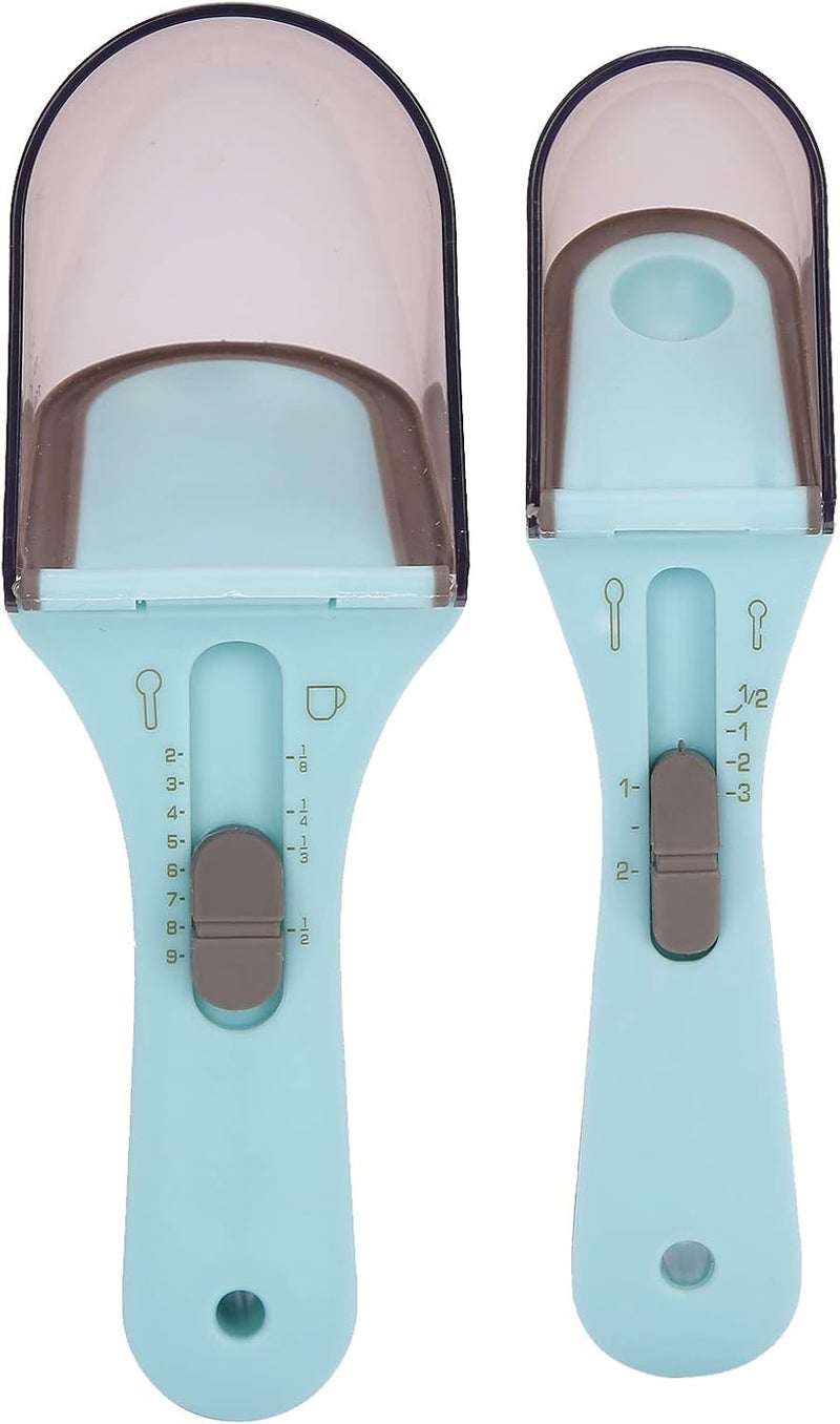 klarako Adjustable Measuring Spoon Multifunctional Cooking Metering Scklarako Precise Scale Baking Accessories Kitchen Tool Sets, Measurements for Solid/Powder/Liquid - Image 4