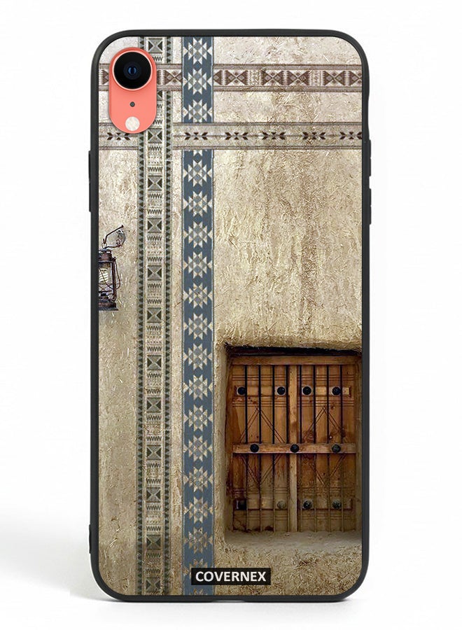 Covernex Apple iPhone XR Protective Case Cover Printed Featuring Traditional Mud Architecture - Image 2