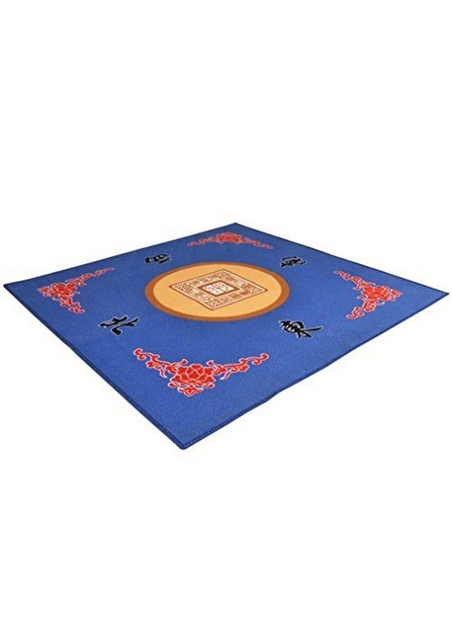 THY COLLECTIBLES Universal Mahjong/Paigow/Card/Game Table Cover Blue Mat 31.5" X 31.5" (80Cm X 80Cm) - Image 2