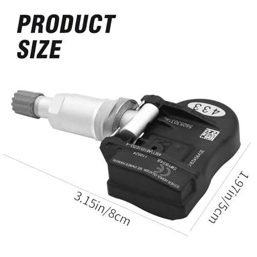 DUZFOREI 4 قطع 56053031AD حساسات ضغط الإطارات TPMS، بديل لشريزر 300 300C 2005 2006 2007 2008 2009 2010، بديل ل56029481AB 56029359AC - Image 5