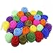Blovec 30 Pcs Sensory Scarves Juggling Scarves for Kids Square Dance Scarf Magic Movement Scarves Performance Props Accessories 24 by 24 Inch in 10 Colors - Image 2