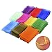 Blovec 30 Pcs Sensory Scarves Juggling Scarves for Kids Square Dance Scarf Magic Movement Scarves Performance Props Accessories 24 by 24 Inch in 10 Colors - Image 3