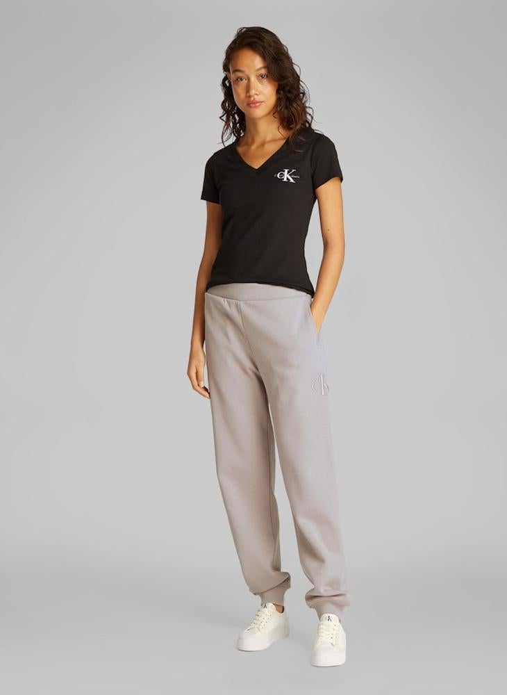 كالفن كلاين جينز بنطلون رياضي بأساور مطبوع بشعار - Image 4