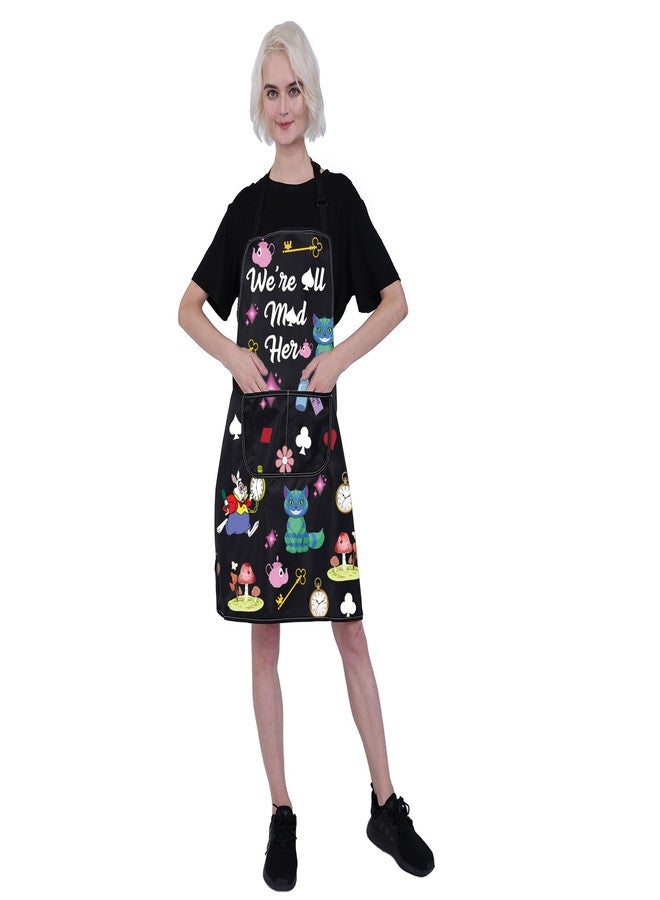 BNQL alice apron Alice Movie Fans Gifts Alice Fairy Tale Gifts Alice Cooking Kitchen Apron with Pockets (Alice Gifts Apron) - Image 4