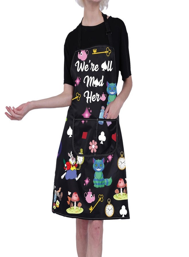 BNQL alice apron Alice Movie Fans Gifts Alice Fairy Tale Gifts Alice Cooking Kitchen Apron with Pockets (Alice Gifts Apron) - Image 5