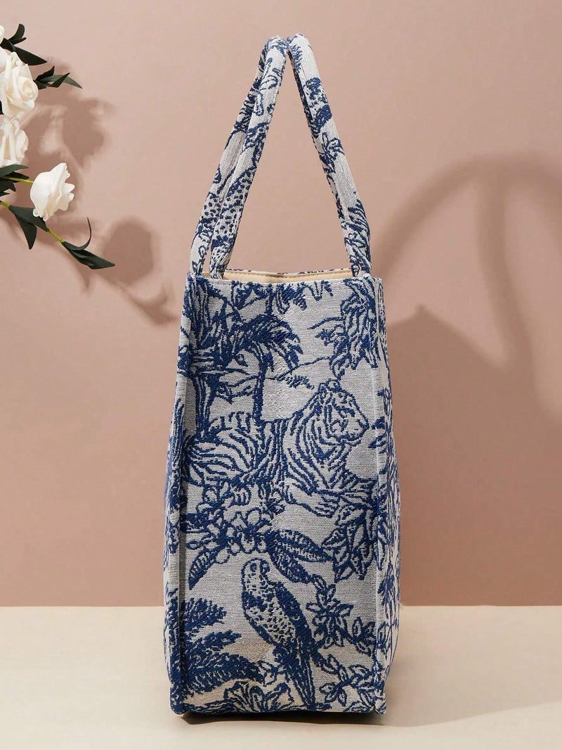 Glowic Women Handbag | totes & handbags | Shoulder Handbags for Woman Stylish | Suitable For Casual Outings (Blue) - Image 5
